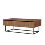 Hanah Home Laxus Takım 10 Conjunto de Muebles de Salón Nogal y Negro